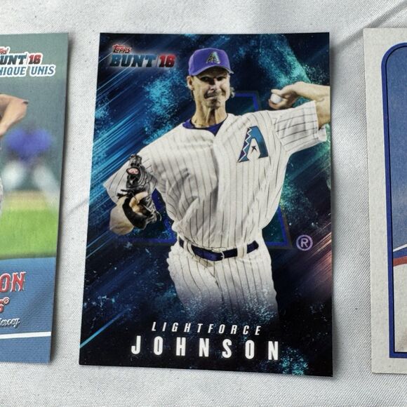 Randy Johnson 12 Card Lot NM Rookies Bunt Diamond Kings Omega Panini - Picture 3 of 13